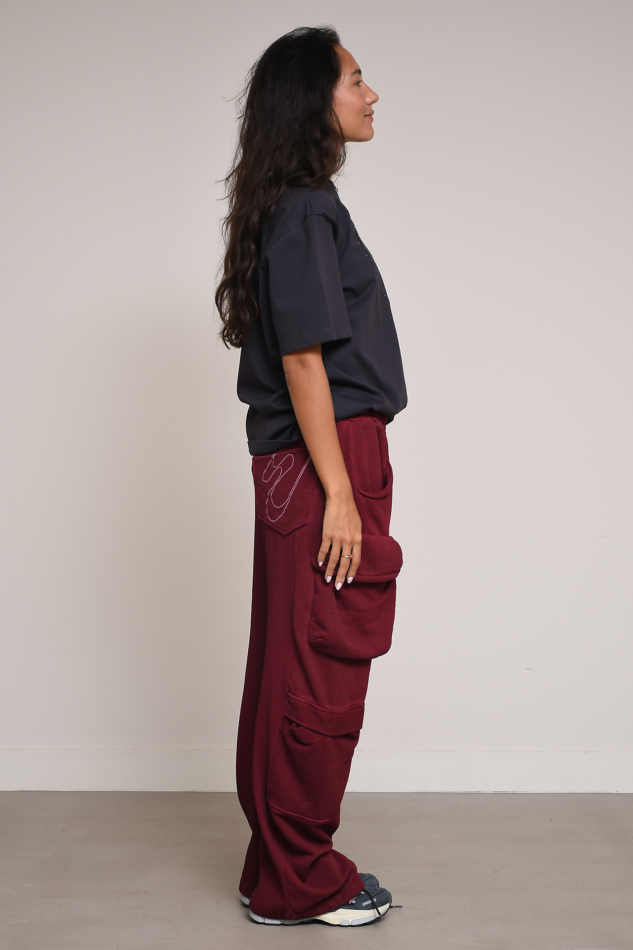 PDF Trousers Bordeaux