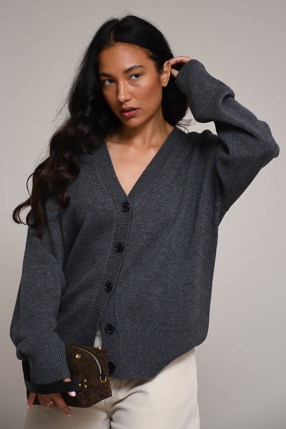 Rhea Cardigans Grey