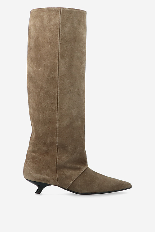 Rotue Laarzen Taupe