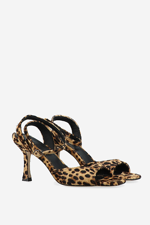 Rotue Sandalen Dierenprint