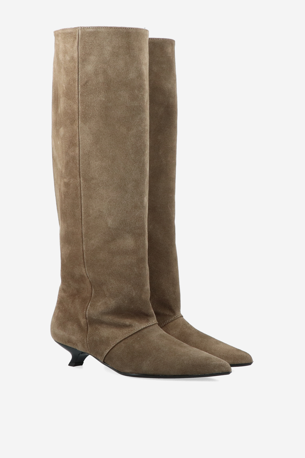Rotue Laarzen Taupe