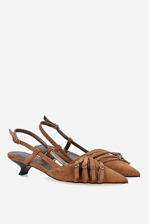 Rotue Slingbacks Brown