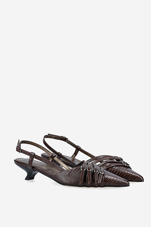 Rotue Slingbacks Brown