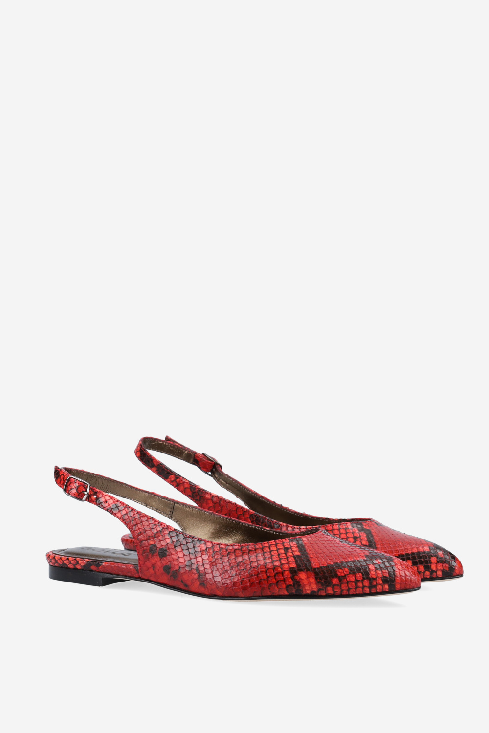 Rotue Slingbacks Rood