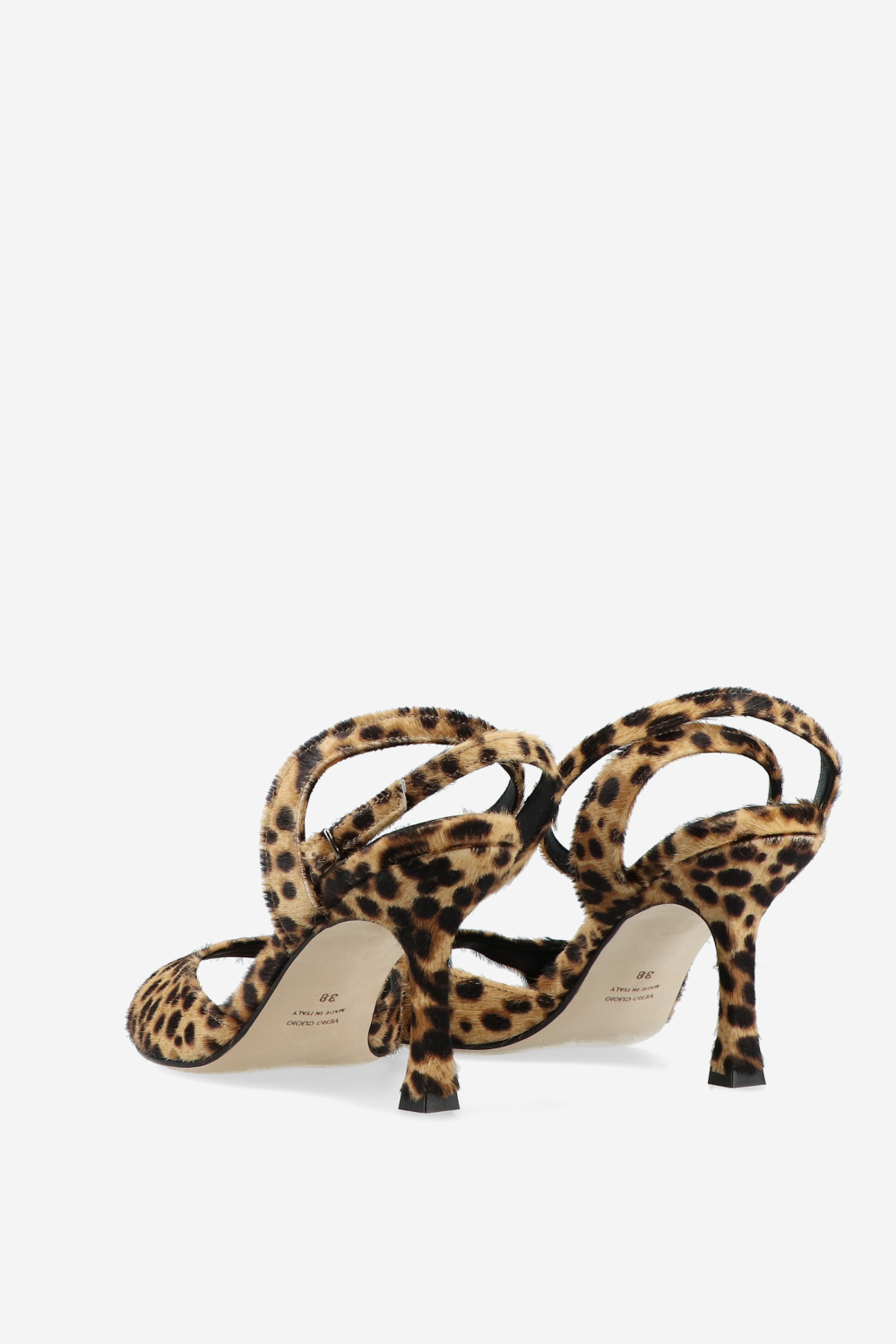 Rotue Sandalen Dierenprint