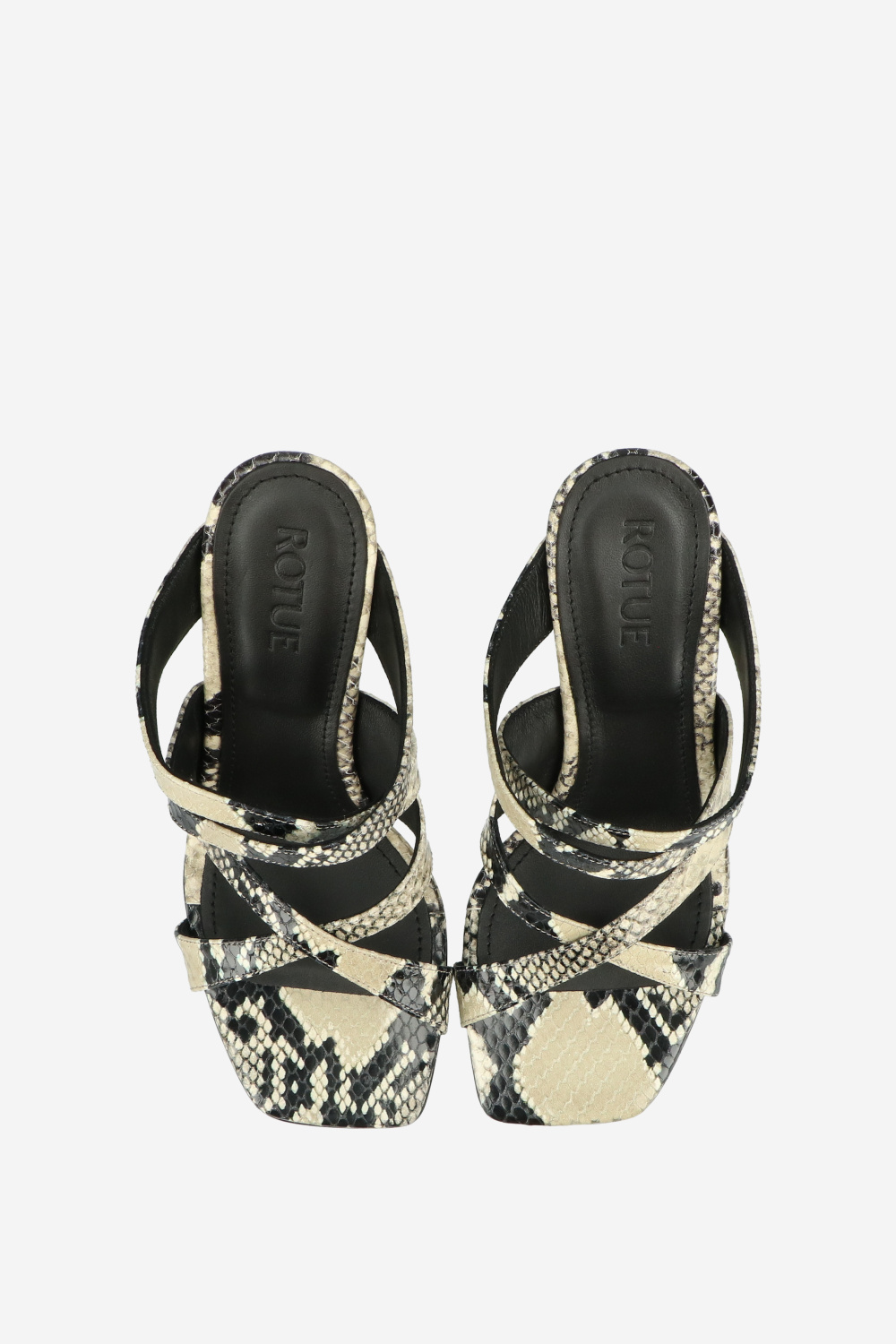 Rotue Sandalen Dierenprint