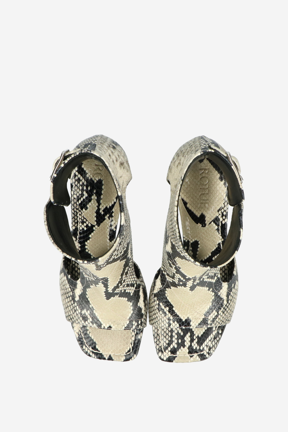 Rotue Sandalen Dierenprint