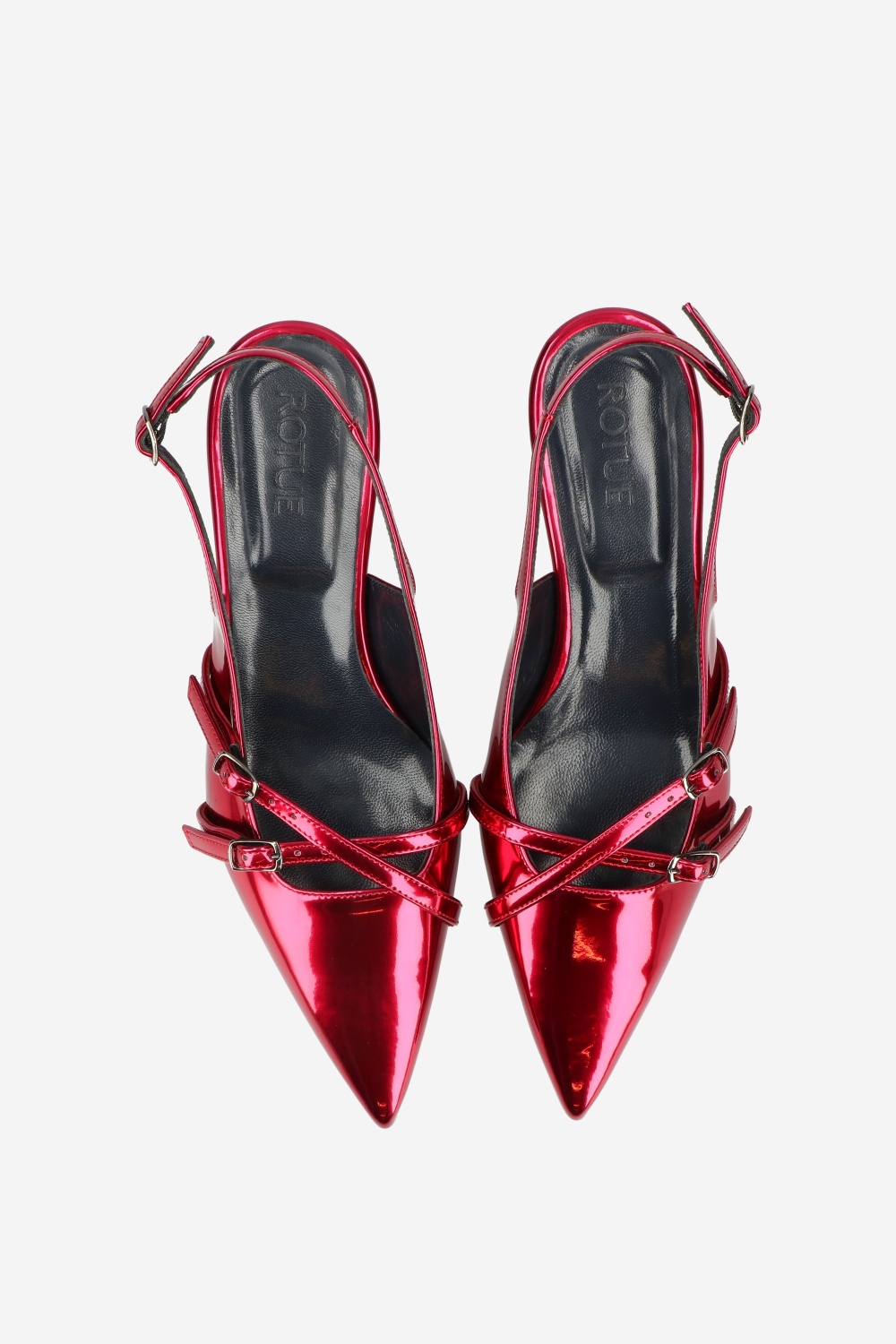 Rotue Slingbacks Rood