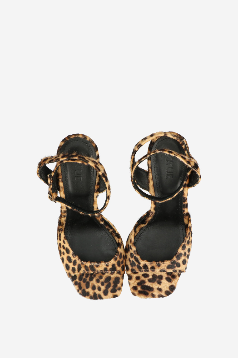 Rotue Sandalen Dierenprint