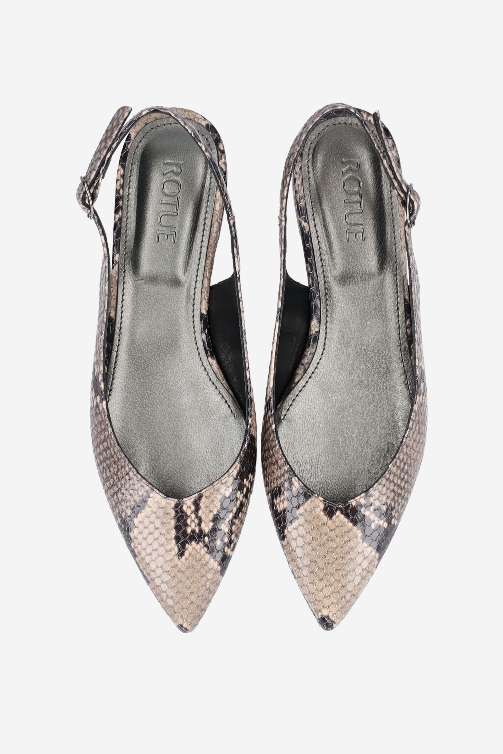 Rotue Slingbacks Dierenprint