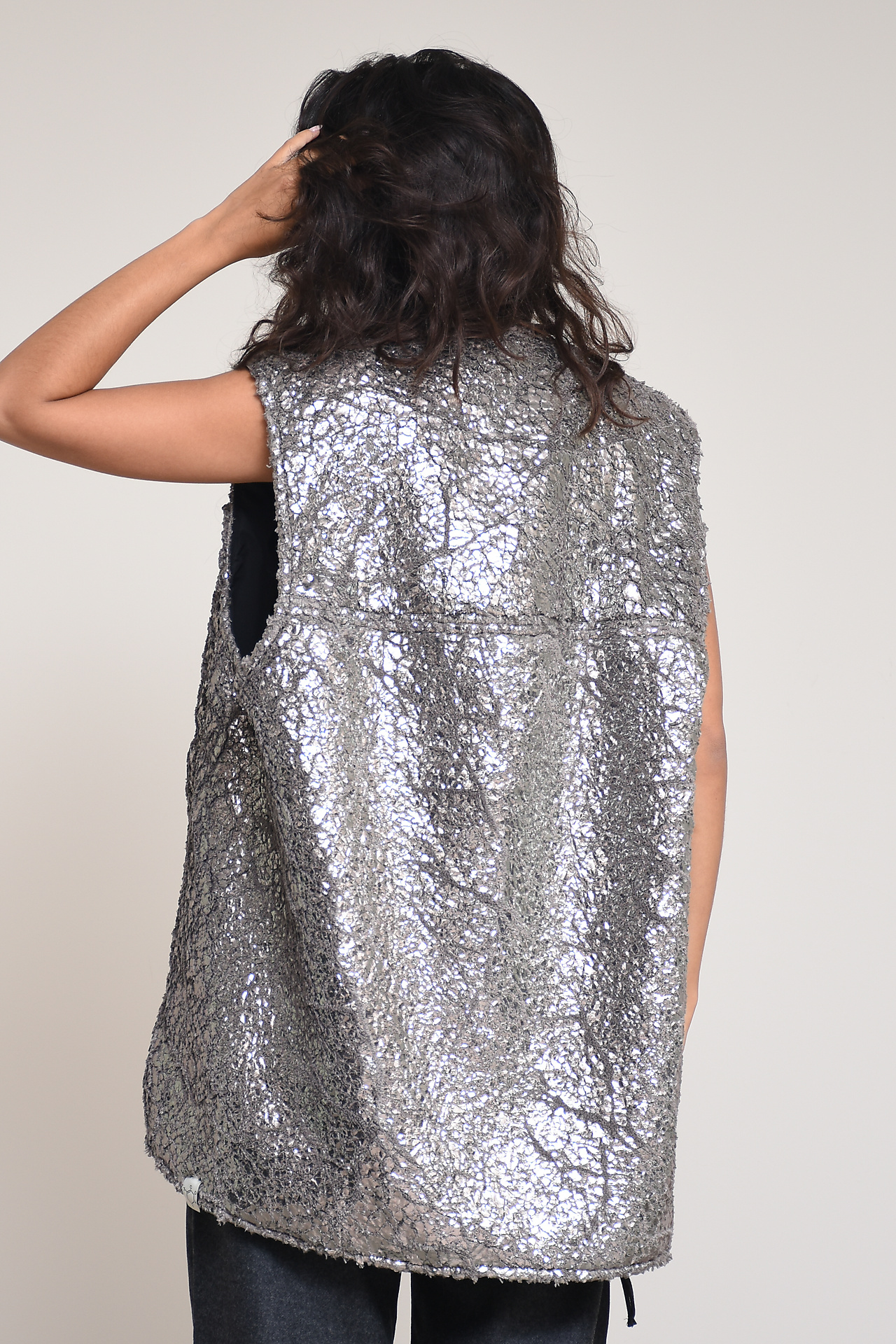 T_COAT Vest Silver