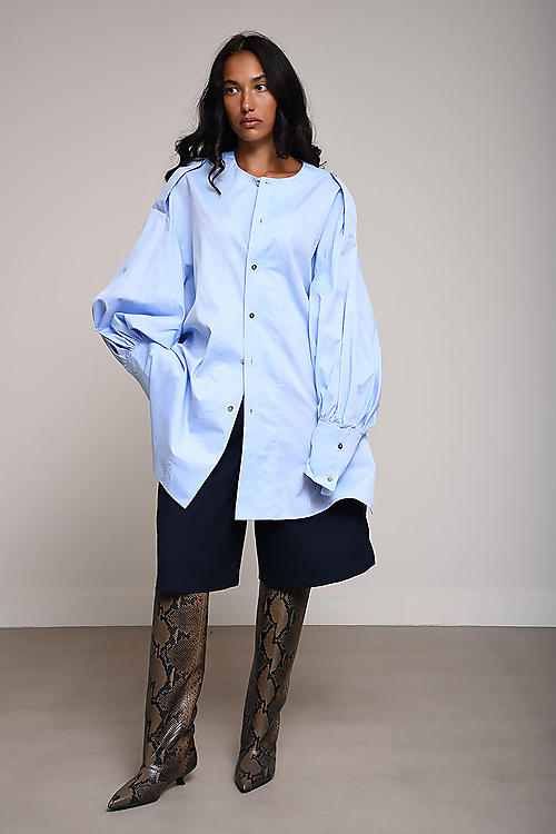 TheLatest Blouses Blauw