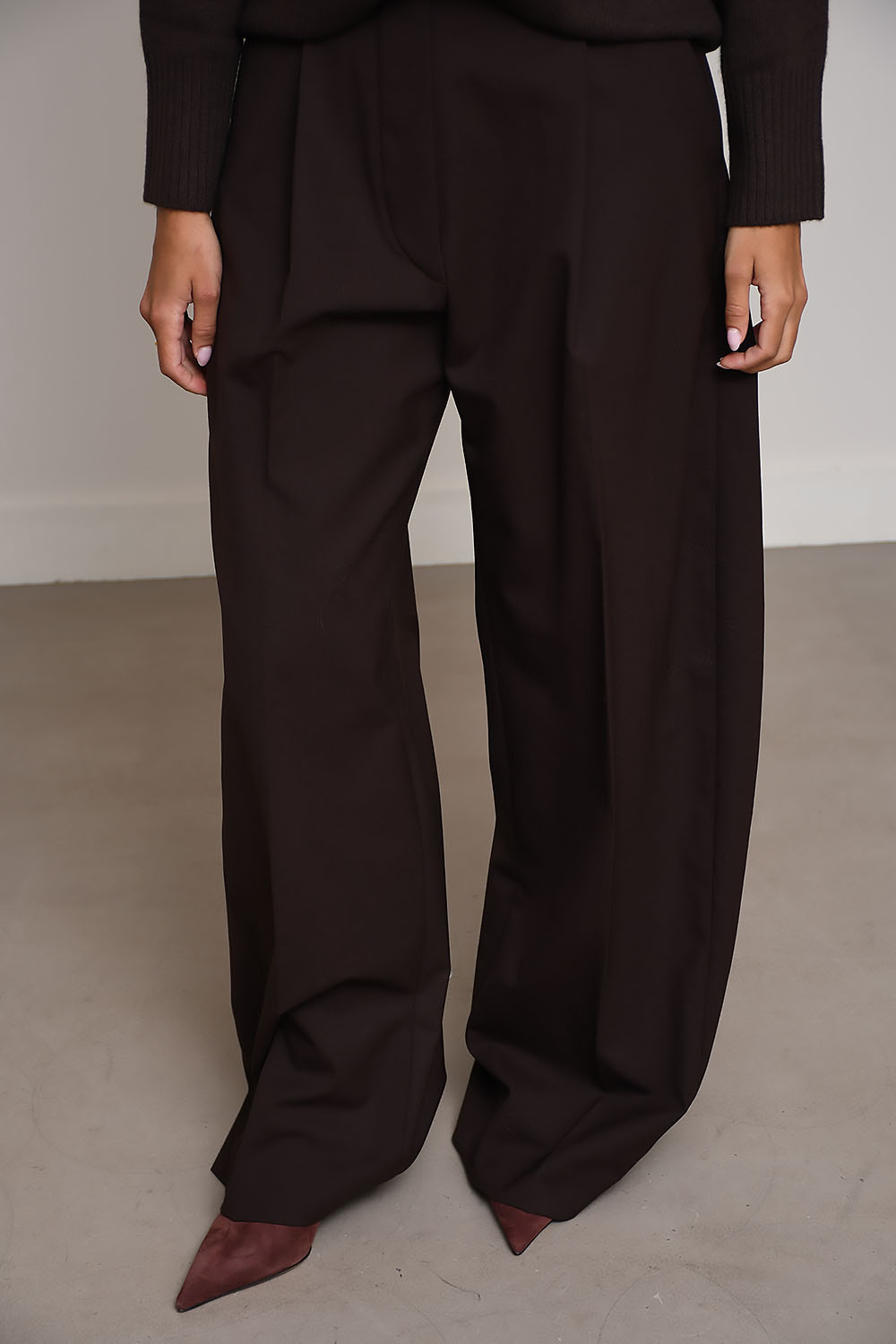TheLatest Trousers Brown