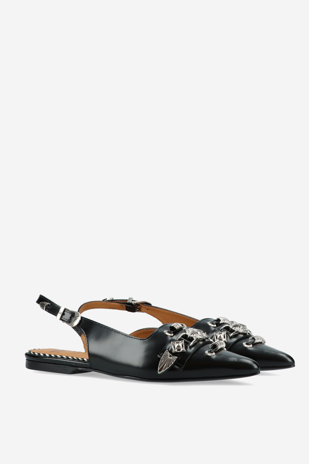 Toga Pulla Slingbacks Zwart