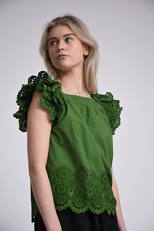 Ulla Johnson Tops Groen