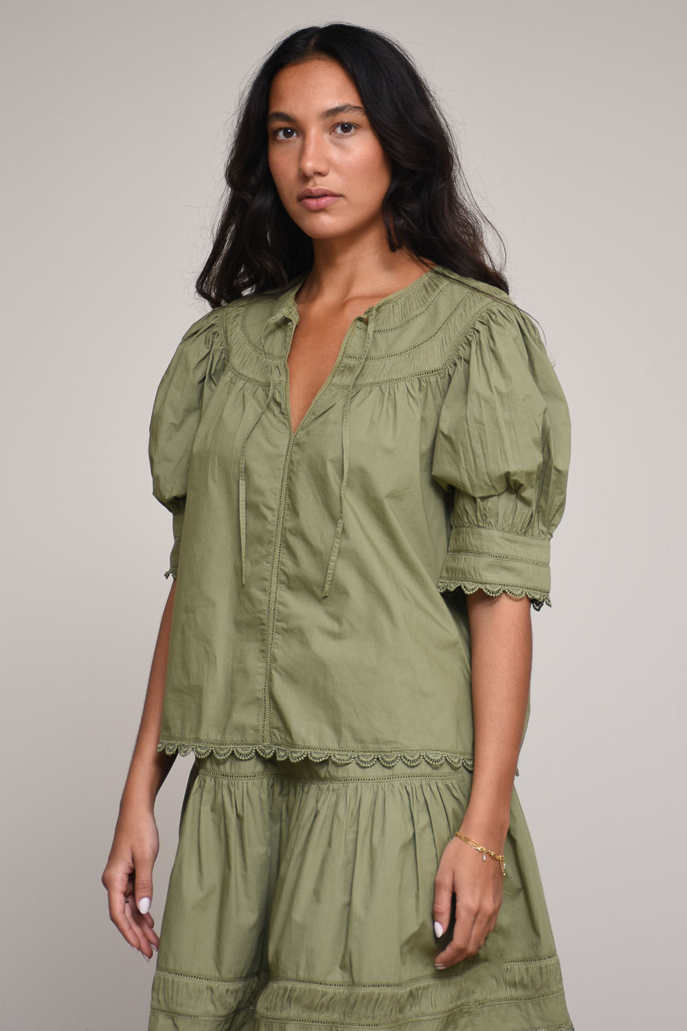 Ulla Johnson Tops Green