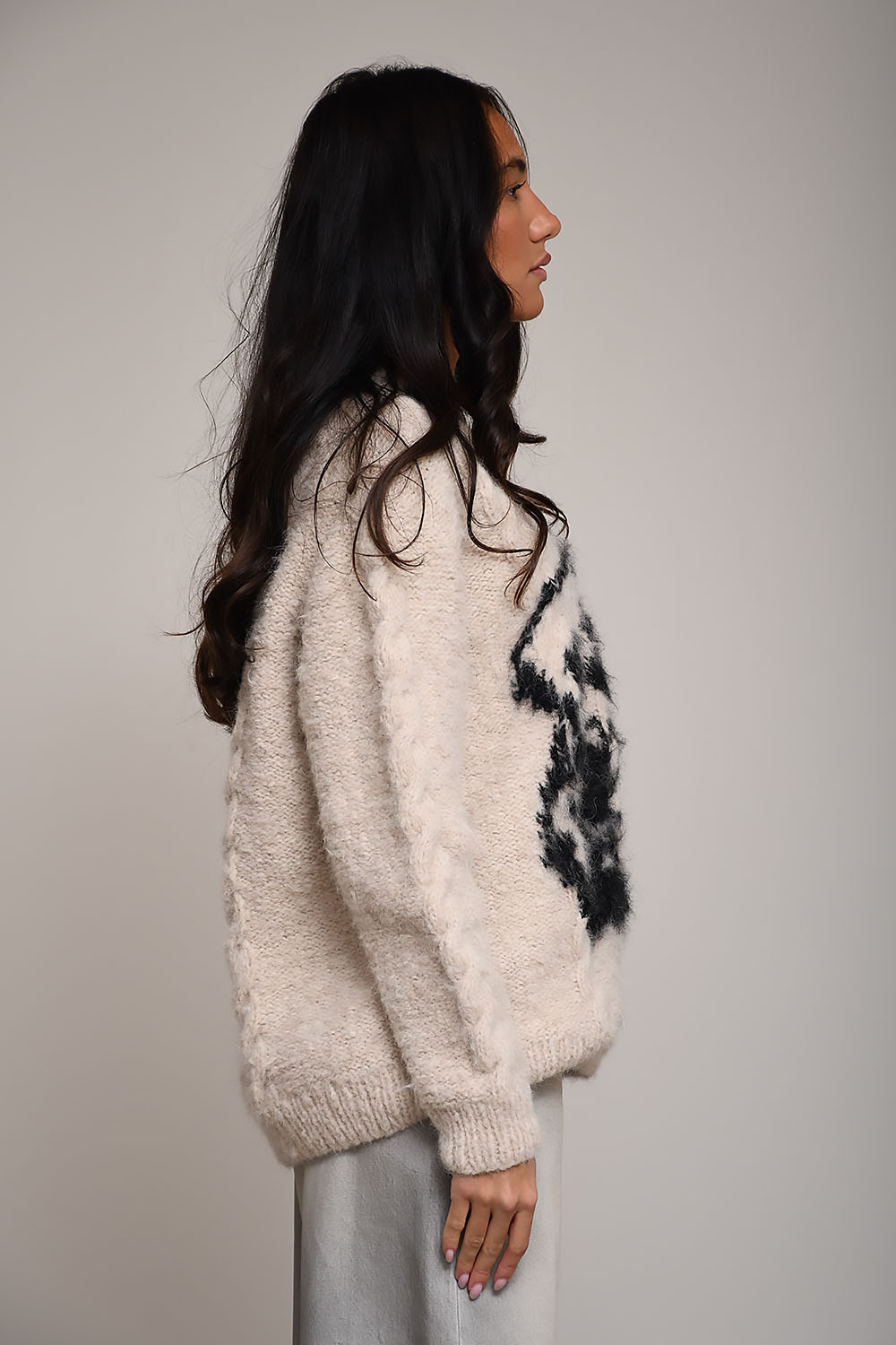 Wild Animals Sweaters Beige