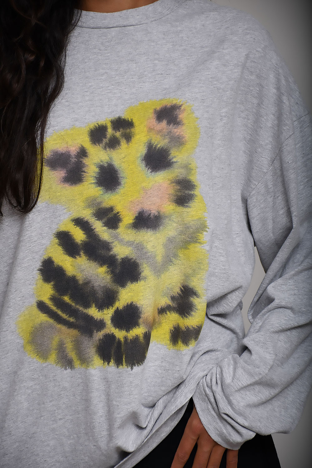 Wild Animals Tops Grey