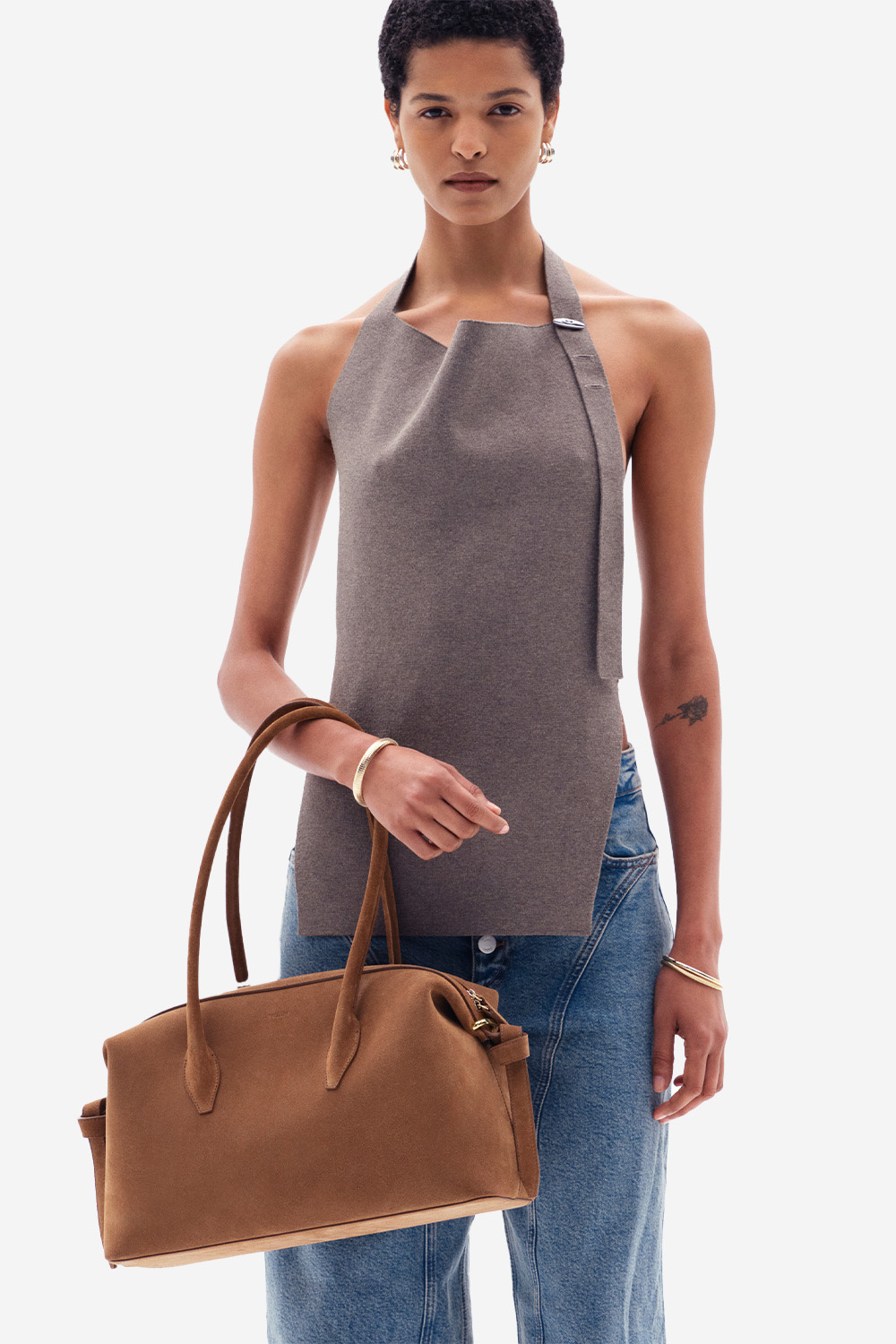 Yuzefi Shoulder bag Brown